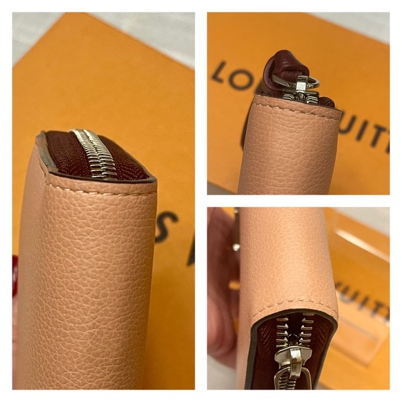 LOUIS VUITTON Zippy Lock Me Leather Wallet - Picture 9 of 14